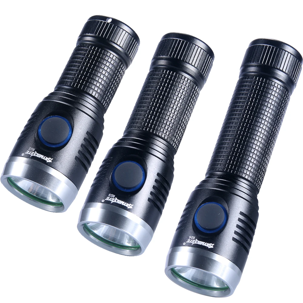 Mini Pocket Led Torch USB Flashlight Rechargeable Q5 Tactical Military