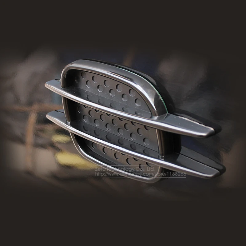 Buy 2x Car Styling 3D Car Vent Air Flow Fender Sticker