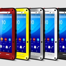 Для Sony Xperia Z4/Z3 Плюс/Z3+ Case Любовь Мэй Шок Грязь Доказательство водостойкий металлический Панцири крышка телефона чехол для Sony e6553 крышка