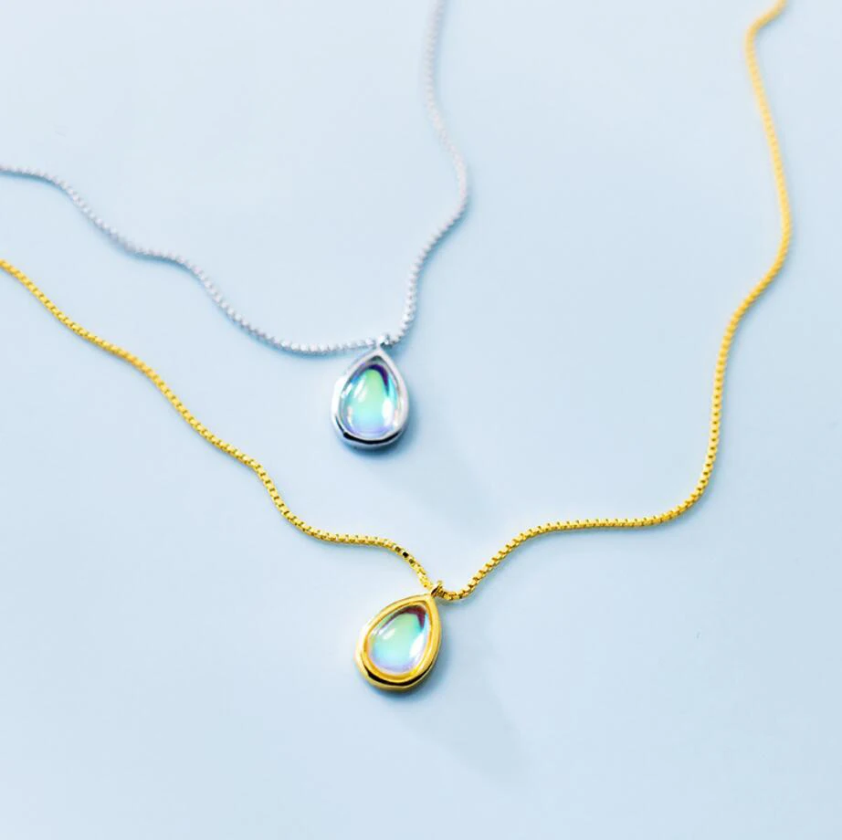 Buy 925 Sterling Silver Water Drop Charm Pendant