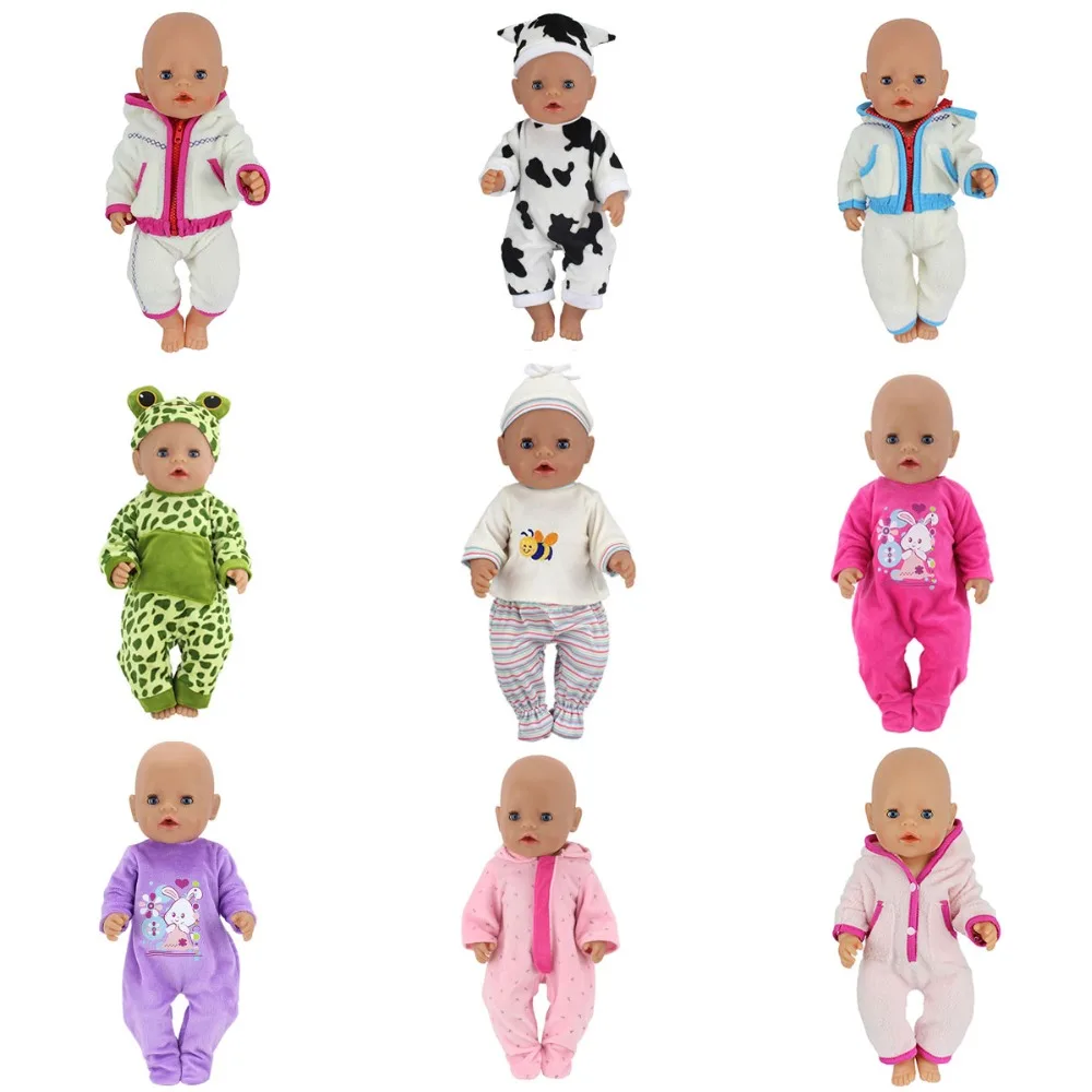 Костюм для прыжков, подходит для 43 см, Zapf Baby Doll Reborn Baby Dolls, одежда и 17 дюймов, аксессуары для кукол