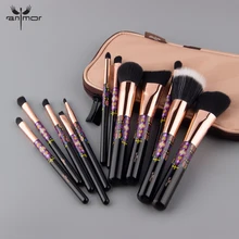 Anmor Soft Makeup Brushes 12 PCS Professional Make Up Brushes Set Foundation Eyeshadow Blush Eyebrow Brush Cosmetics Tool Kit Anmor Soft Makeup Brushes 12 PCS Professional Make Up Brushes Set Foundation Eyeshadow Blush Eyebrow Brush Cosmetics Tool Kit