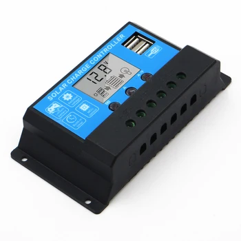 

3A 10A 20A 30A solar charger seale AGM GEL 3.7V 3.2V 3S 4S Iron li-ion lithium battery PWM solar charge Controller Regulators