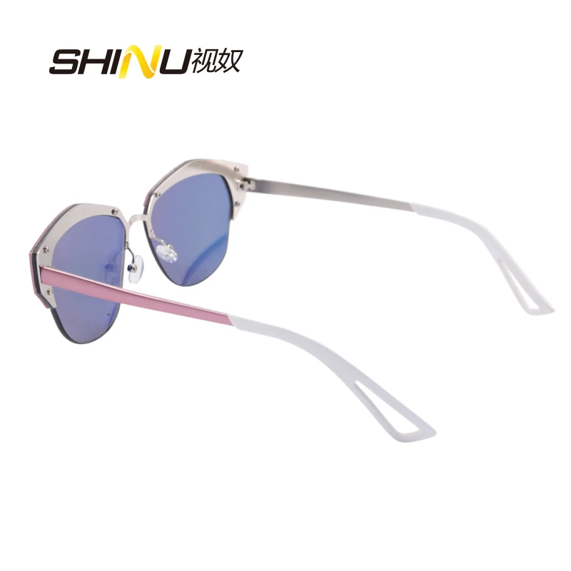 Новая мода Солнцезащитные очки для женщин Для женщин Брендовая Дизайнерская обувь Защита от солнца Очки круглые металлические Очки многоцветный очков 8196