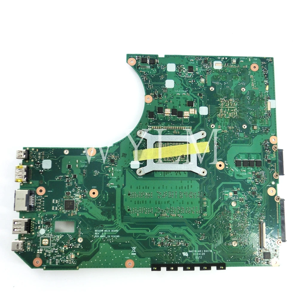  N552VW motherboard With I5-6300HQ CPU GTX960M mainboard For ASUS N552V N552VW N552VX laptop motherb