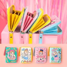 1 шт. PU кожаная открытка Каваий сумка для девочек Обложка для водительского удостоверения ID кредитного банка держатель для карт защитный чехол визитная карточка канцелярские принадлежности