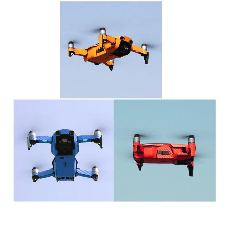Mavic Air Carbon Skin Sticker Body & Remote Control & battery Decals Protective Film  for DJI Mavic Air Drone Accessories 1 (9)