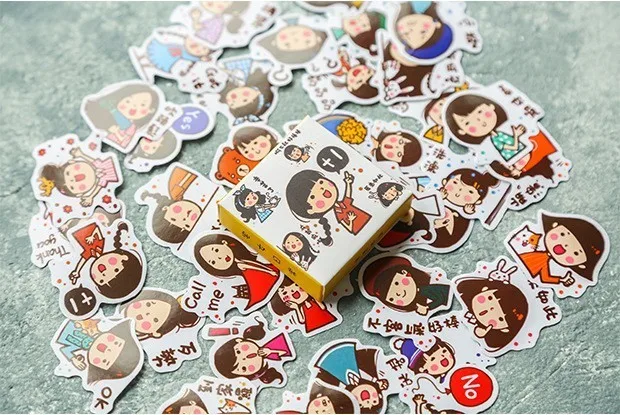 40PCS-box-Color-Cute-Marble-Paper-Sticker-Decoration-Decal-DIY-Album-Scrapbooking-Seal-Sticker-Stationery-Gift(19)