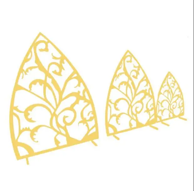 

Wedding props new Chinese style wedding decoration small jinshan iron shelf scene layout props road lead