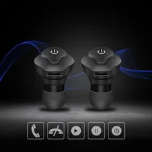 Mini Wireless Bluetooth Earphones V4 2 TWS Stereo Sport Headset Portable Waterproof In Ear Wireless Bluetooth Headphones Earbud