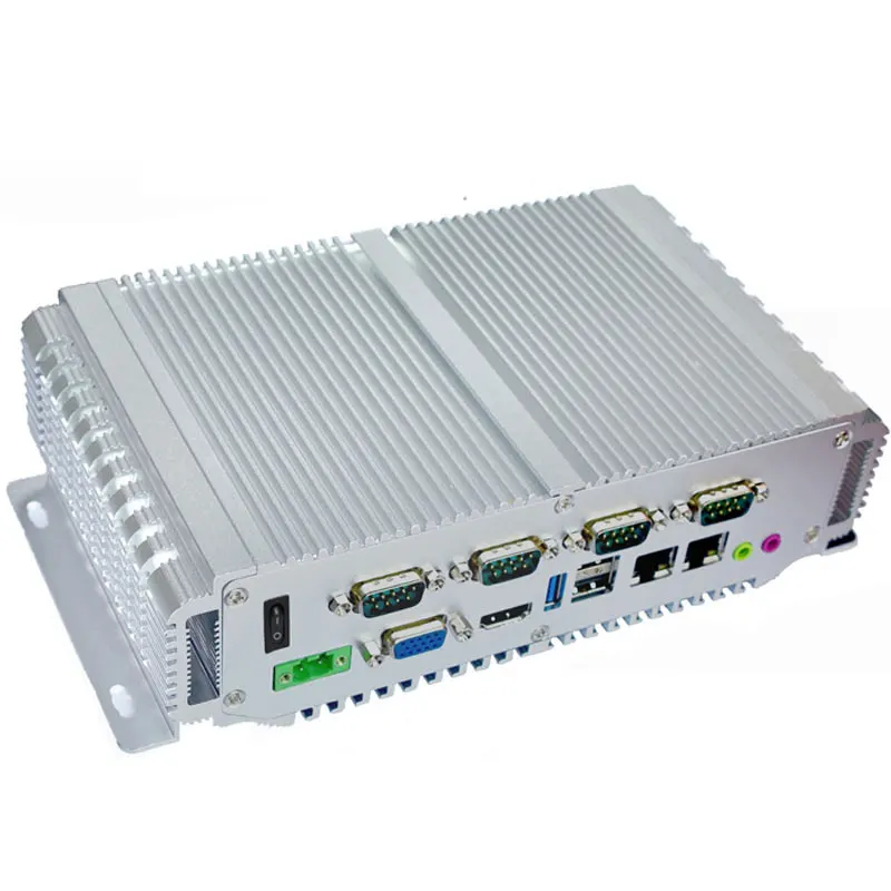 2018 New Intel Celeron J1900 Quad Core Ultra Low Power Thin Client Desktop Computer 2 Ethernet Fanless Ubuntu Mini PC 12V | Компьютеры и