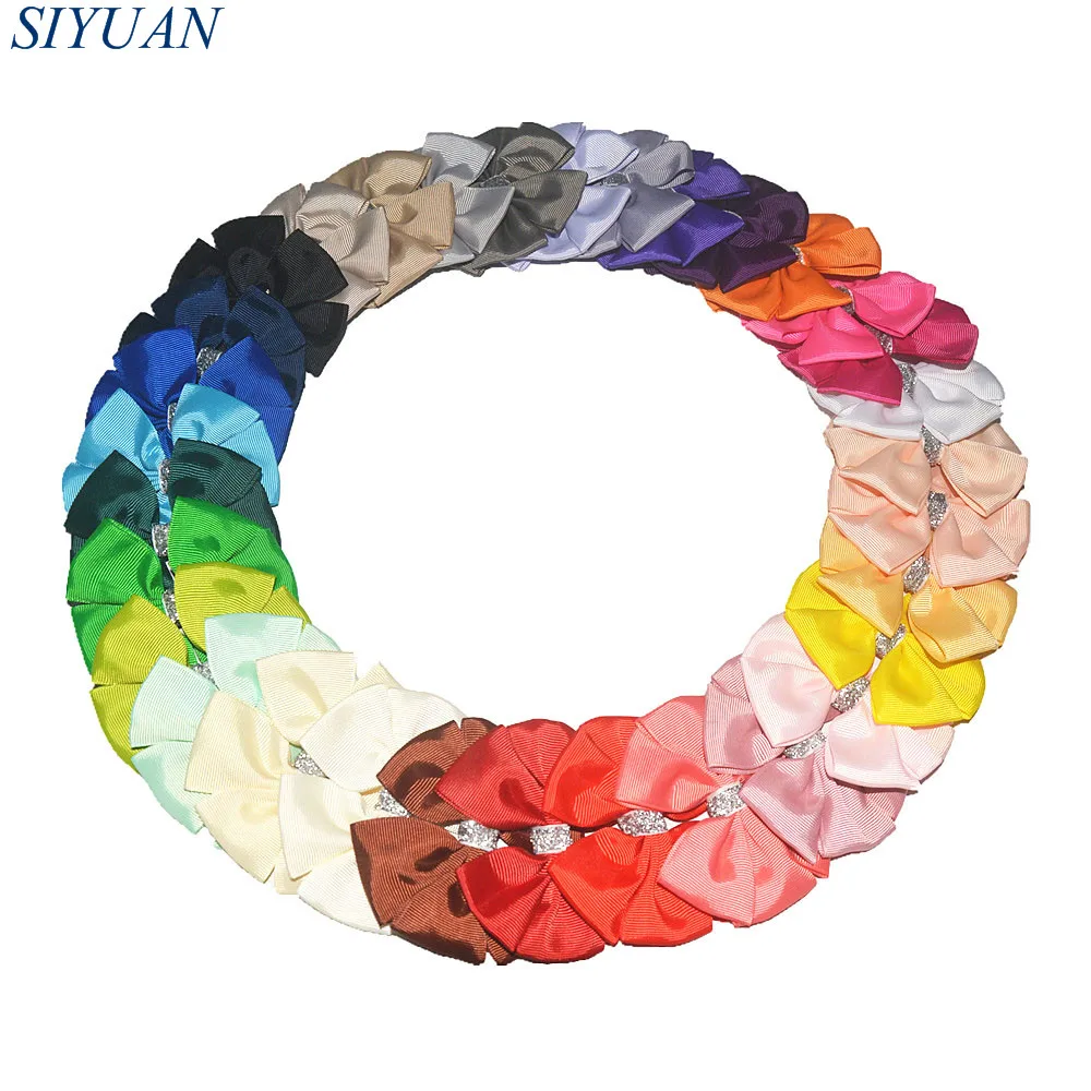 

DHL Shipping 500pcs/lot 3.6'' Grosgrain Ribbon Bow Lovely Hair Bow Girl Headwear woman Beautiful Headwear Accessories HDJ115