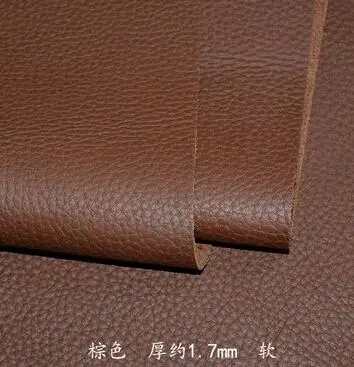 Мягкая кожа SICODA 1,6-2,2 мм 22x30 см, ручная работа, кожаный верхний слой, кожа, черный, коричневый, коричневый, с узором Личи, для борьбы - Цвет: brown