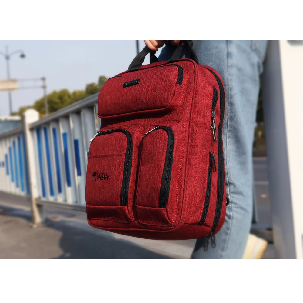 

Business Backpack Women Men Laptop Backpack High Quality Rucksack Waterproof Bag College Students Outdoor Hiking Bags Red