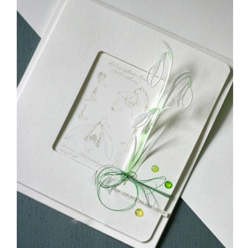 Wildflower снежинки новинка 2019 металлические Вырубные штампы Diecut для рукоделия