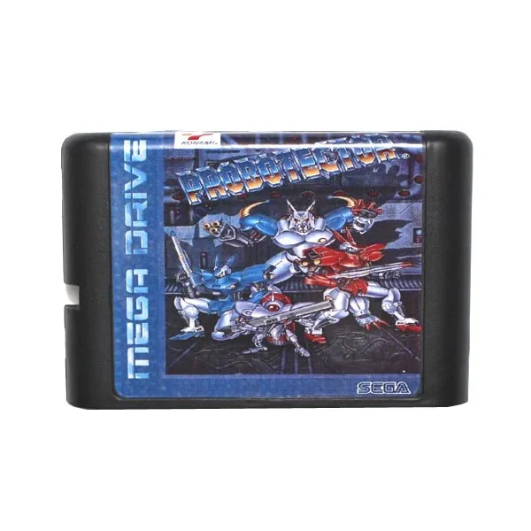 

Sega MD game card - Probotector for 16 bit Sega MD game Cartridge Megadrive Genesis system