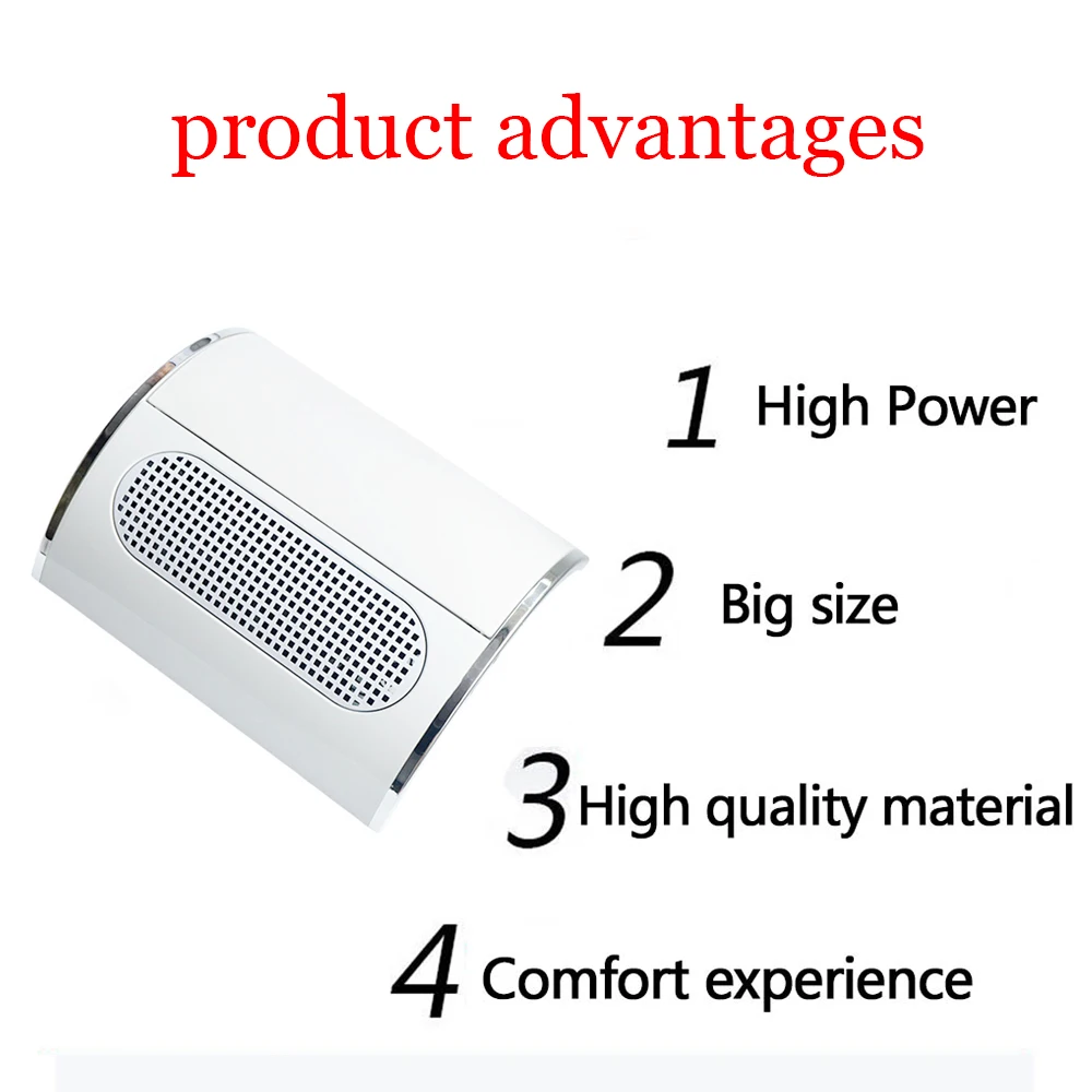 Billige Jewhiteny Nagel Staub Absaugung Collector Staubsauger Maniküre Salon Werkzeuge mit 3 Leistungsstarke Fan EU Us stecker Nail art ausrüstung