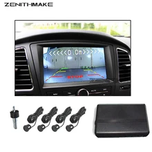 Free Shipping Video Parking sensor Visual Car Video Parking Sensor Reverse Backup Radar System Digital Display