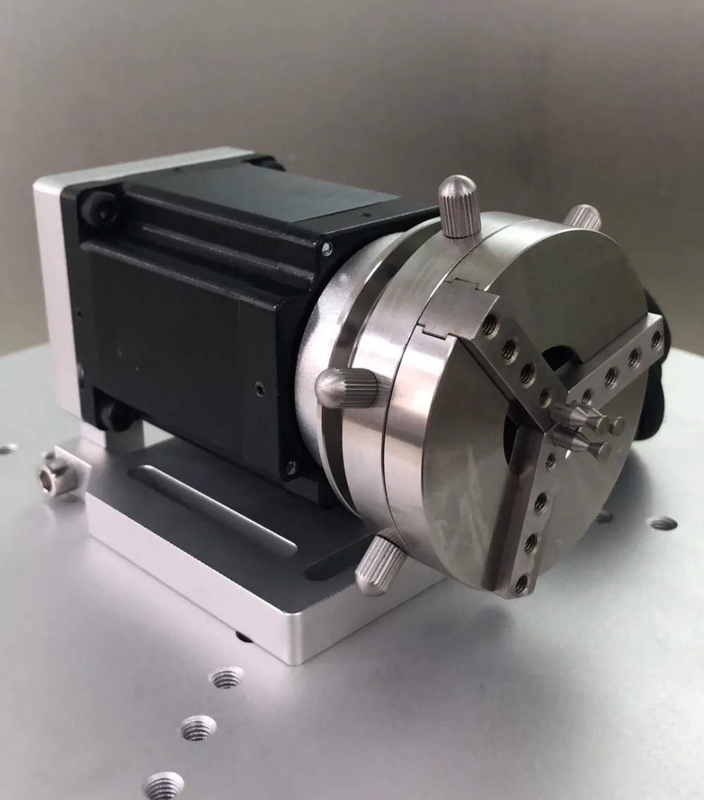 Rotary Gripper Fixture For Jewelry Ring Laser Marking Welding Machine Parts Rotate Jig shaft with Step Motor Driver Wholesale Rotary Gripper Fixture For Jewelry Ring Laser Marking Welding Machine Parts Rotate Jig shaft with Step Motor Driver Wholesale