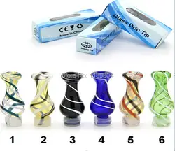 Leiqidudu потека 510 Стекло дрип-тип все виды цвета для распылитель rda форсунок для электронной сигареты электронная сигарета стекло дрип-тип