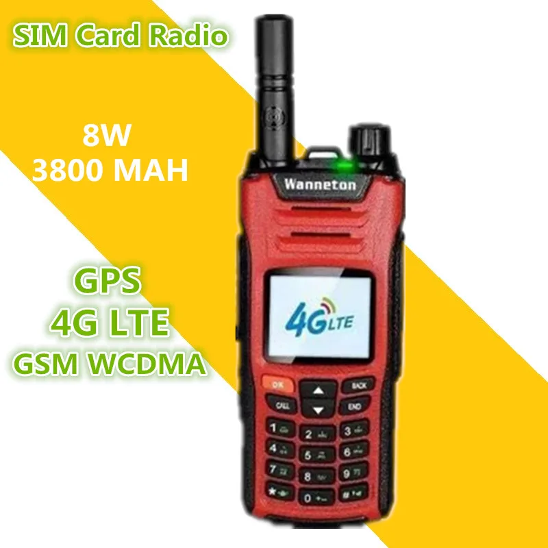 

2019 New BAOFENG SIM Card Phone Walkie Talkie 8W 50KM GPS GSM WCDMA 4G LTE CB Ham Radio Station HF Transceiver Woki Toki