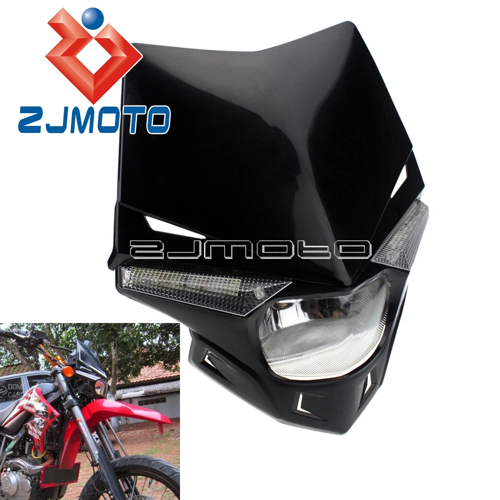 

Universal Motorcycle UFO Headlight For KTM CRF XR WRF YZF DRZ RMZ XT WR Supermoto Dirt Bike Headlight Fairing Motocross Off Road