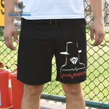 Новые модные мужские спортивные пляжные шорты спортивные штаны с принтом персонажей Свободные Короткие повседневные мужские шорты для бега Большие размеры 3XL-8XL