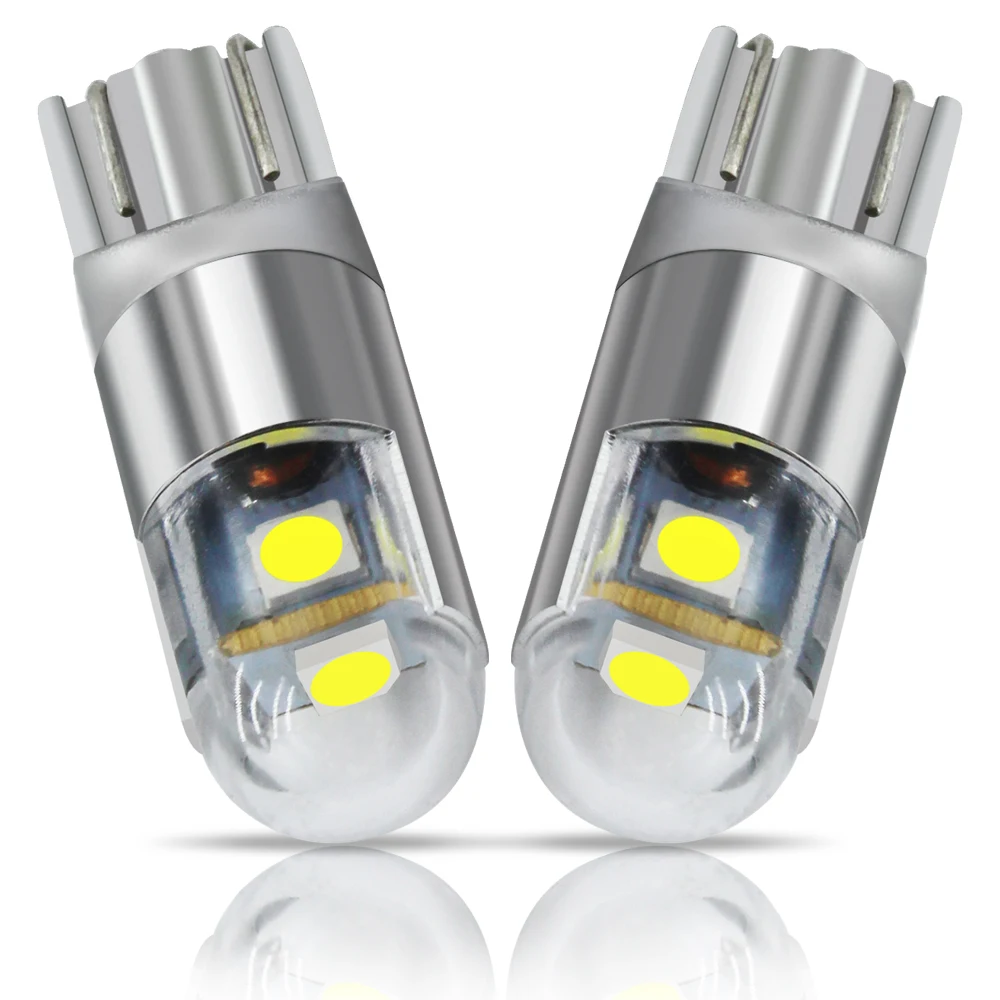 1 шт. автомобильная светодиодная лампа T10 W5W 194 3030 3SMD 6000|Сигнальная лампа| |