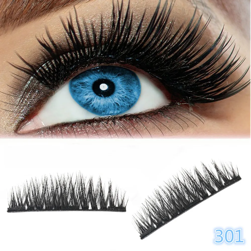 2018 New arrival 4Pcs ultra-thin 0.2mm magnetic eyelashes 3D reusable false | Красота и здоровье