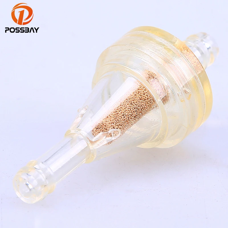 Universal Motorcycle 1/4" 6mm Motorcycle Fuel Oil Filter Inline Clear