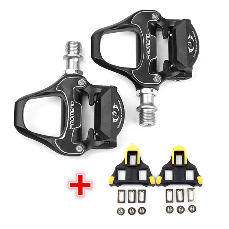 Новинка 298g Cr Mo Axle Self lock педали для шоссейного велосипеда с бутсами CNC алюминиевый