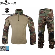 Emersongear Gen2 Combat Suit Shirt Pants Elbow Knee Pads Waterproof Training Uniform Airsoft Tactical Gear EM6974
