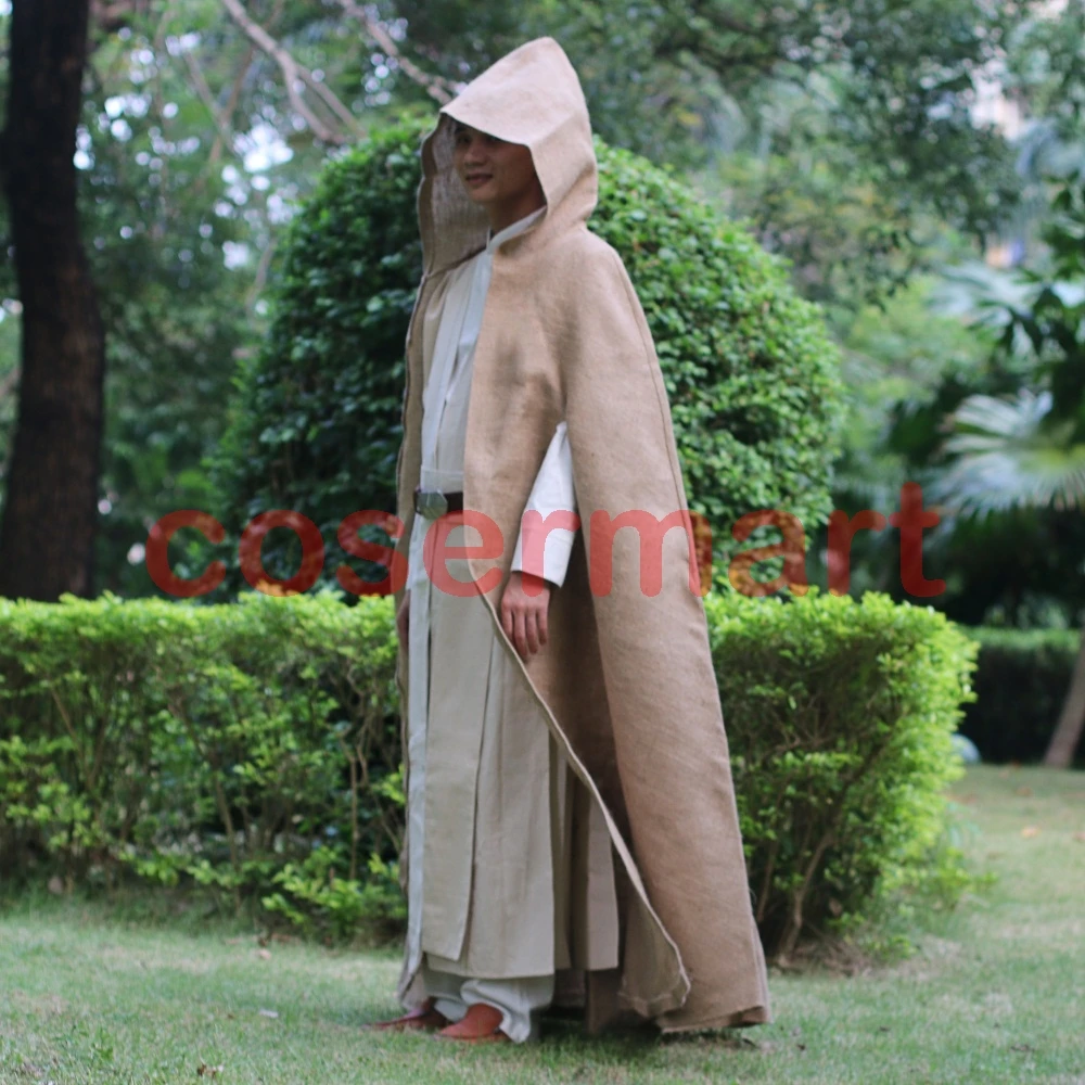 Free Shipping NEW Star Wars Jedi Luke Skywalker Custom Cosplay Costume Made Full Set COS Halloween Costume Christmas (7)