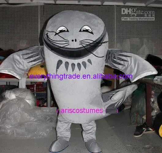 Hot sale 2014 catfish mascot costume sea animal outfit fancy dress