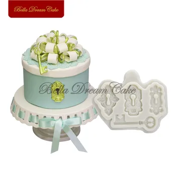 

European Key Hole Design Silicone Mold Fondant Cake Border Moulds Sugarcraft Molds Cake Decorating Tool Chocolate Mould Bakeware