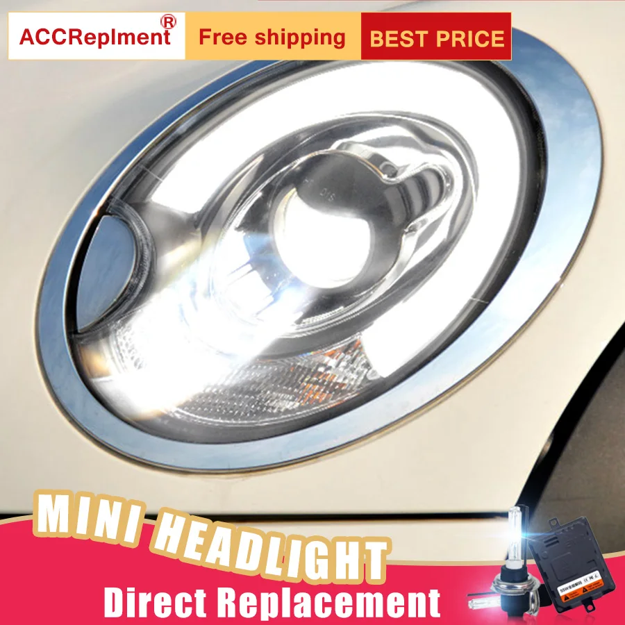 2 шт. светодиодный светодиодные фары для BMW MINI R56 2007 2013|Фара авто в сборе| |