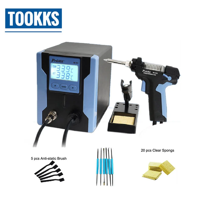 Pro'sKit SS 331H 90W Desoldering Gun Electric absorb gun Vacuum Desoldering Pump Solder Sucker