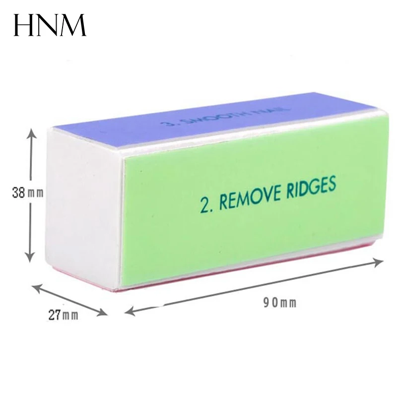 HNM 1 шт. 4 способа наклеки для ногтей пилочный блок Шлифовальная Пилка Для