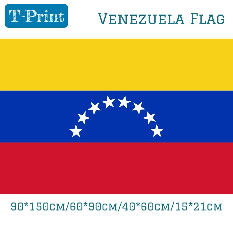 

Free shipping 90*150cm 60*90cm 40*60cm 15*21cm VENEZUELA National Flag Polyester Flag 3 x 5 FT