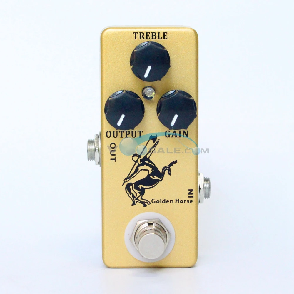 

Mosky Golden Horse Overdrive Guitar Effect Pedal Overdrive Mini Klon Centaur Pedal Effect True Bypass Guitar Accessories