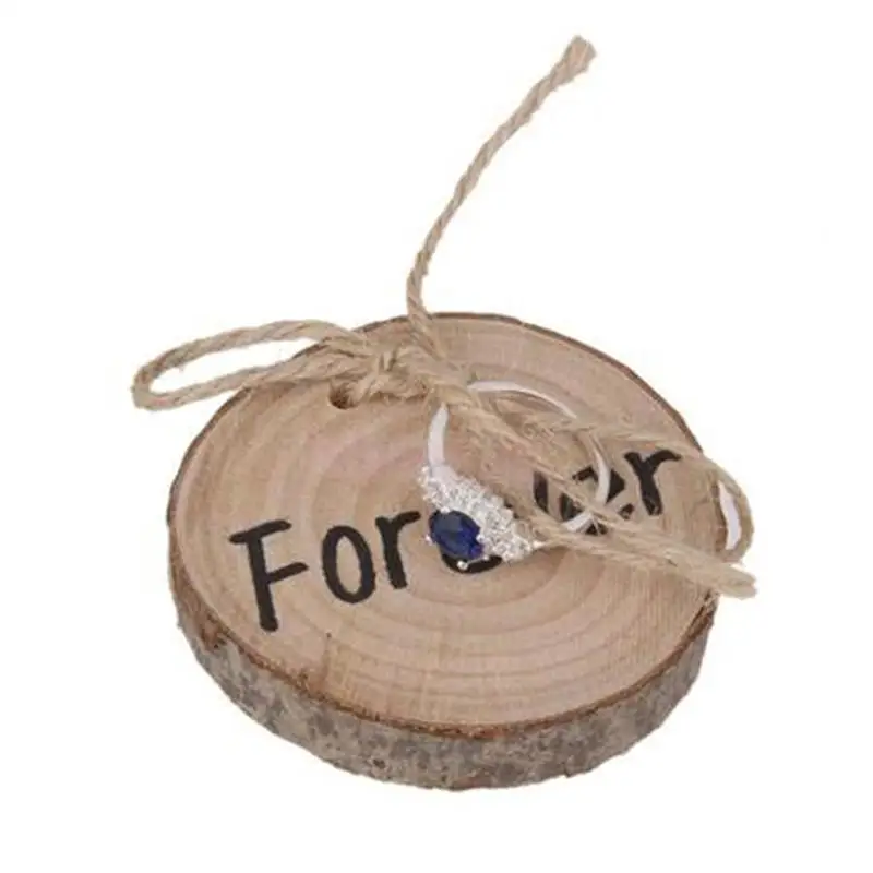 vintage rustic ring bearer pillow nature wood slice ring box for engagement event supplies jute rope - Grooms Wedding Ring vintage rustic ring bearer pillow nature wood slice ring box for engagement event supplies jute rope - Grooms Wedding Ring