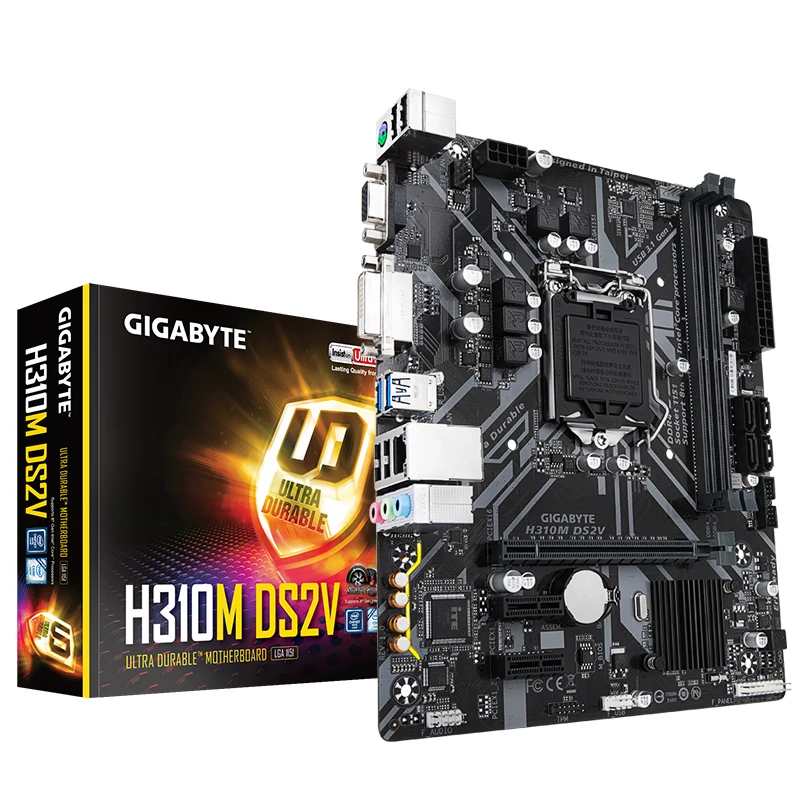 Для Gigabyte GA H310M DS2V оригинальная новая материнская плата H270 Socket LGA 1151 DDR4 поддержка i3