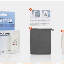 Электрический универсальный адаптер вилка розетка преобразования путешествия разъем адаптера розетка передачи