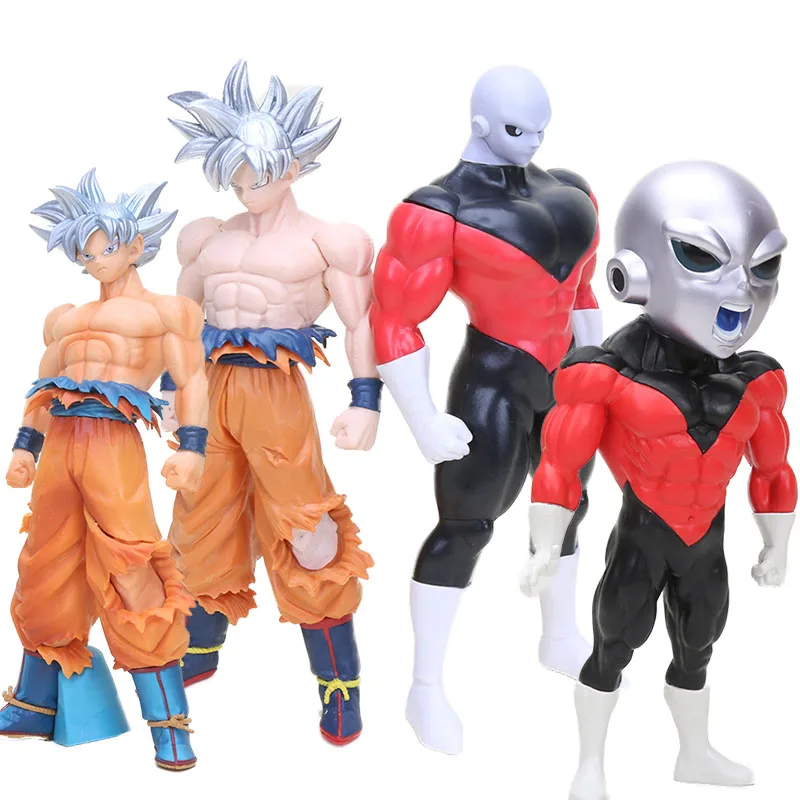 

2pcs Anime dragonball Super Ultra Instinct Goku Migatte Son Goku Jiren Dragon Ball Z PVC Action Figure Model Toys