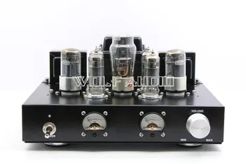 

6P1+6H8C+5Z4P Pure Tube Rectifier Amplifier 6H8C Push 6P1 Class A Single-ended Parallel Tube Amplifier With VU Meter Head