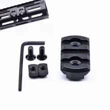 Высокое качество 3 слота AR15 Rail M LOK Rail Picatinny/Weaver Rail Handguard раздел Mlok handguards rail