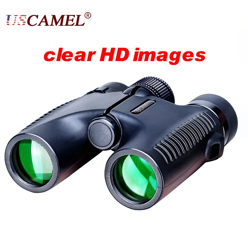 comprar USCAMEL HD 10x26 Binóculos Poderoso Zoom de Longo Alcance 5000 m À Prova D Água Profissional Dobrável Telescópio Grande Angular de Visão Caça