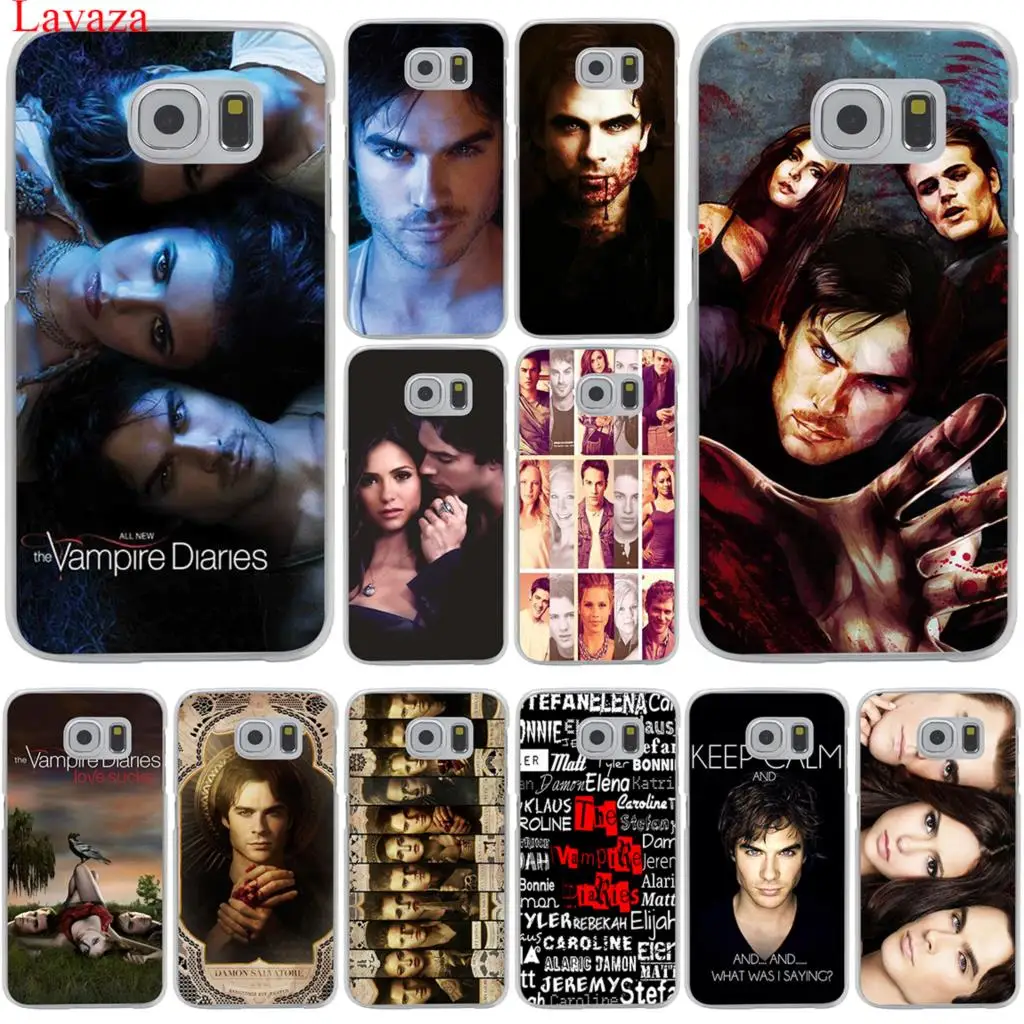 

Lavaza the Vampire Diaries Hard Transparent Phone Case for Samsung Galaxy S10 E S10E S8 S9 Plus S6 S7 Edge Cover