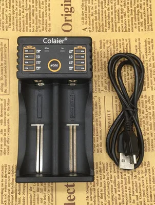 

Colaier C20 1.2V 3.7V 3.2V 3.85V A/AAA 18650 18350 26650 10440 14500 16340 NiMH battery smart charger