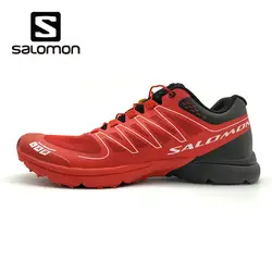 Новый красный Salomon S-LAB SENSE M Мужская обувь уличные беговые кроссовки на шнуровке спортивная обувь кроссовки мужская обувь Размер 40-48